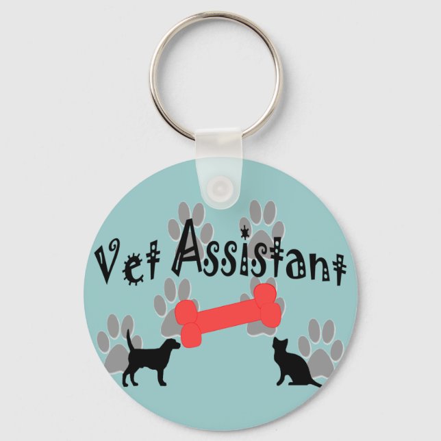 Vet Assistant Gifts Schlüsselanhänger (Vorderseite)