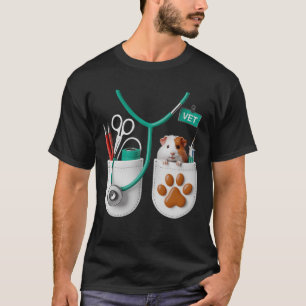 VET Meerschweinchen Niedlich Tierarzt Haustier Tie T-Shirt
