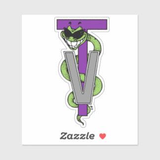 Vet Tech drôle asclepius "Green Weenie" Sticker