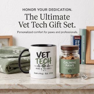 Vet Tech Paws & Patients Tasse