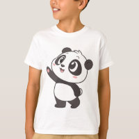Vêtement d'ours Panda Cute - Le T-shirt des garçon