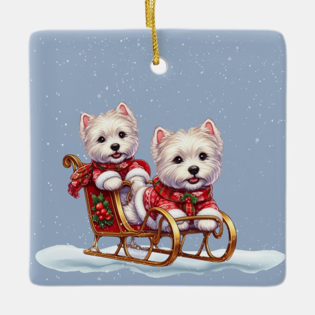 Vêtements de Noël dans un ornement de Noël de Slei (Devant)