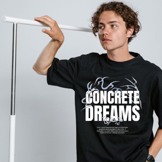 Vêtements de rue en béton T-shirt (Créateur téléchargé)