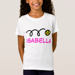 Vêtements de tennis pour enfants T-shirt de nom