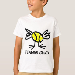 Vêtements de tennis pour filles T-shirt de pous