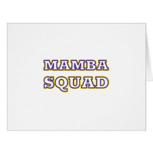 Vêtements drôles de Mamba Squad pour amateur de se