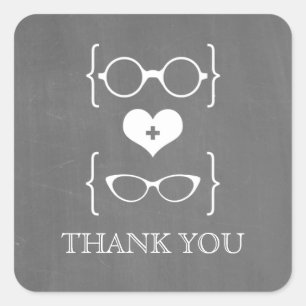 Vêtements Geeky ivoire Chalkboard Stickers Merci
