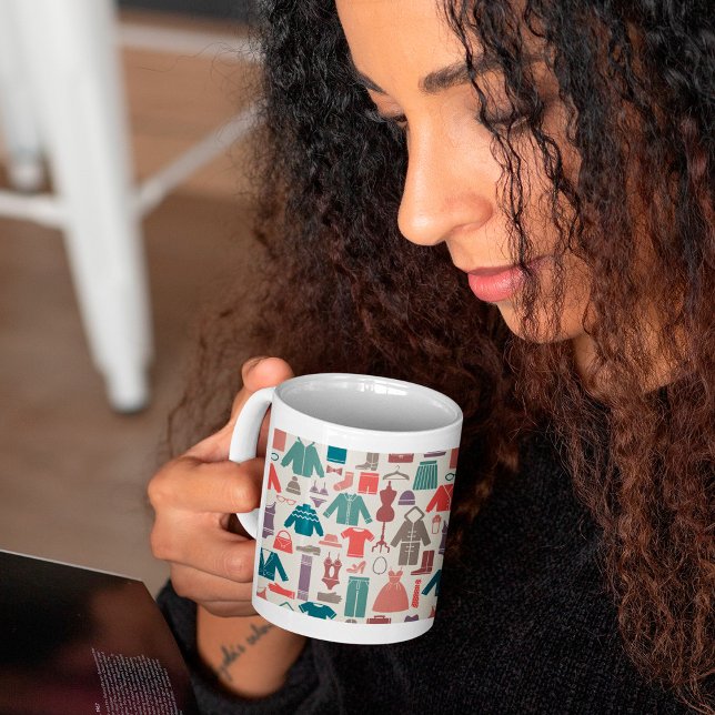 Vêtements Icônes Café Mug (Créateur téléchargé)