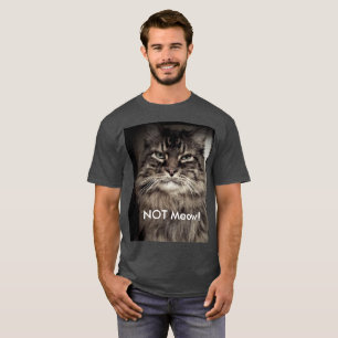 Vêtements pour hommes Cranky NOT Meow - T-Shirt
