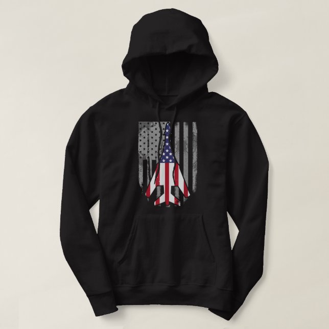 VETERAN 365 Ich bin ein Grumpy Old Air Force Veter Hoodie (Design vorne)