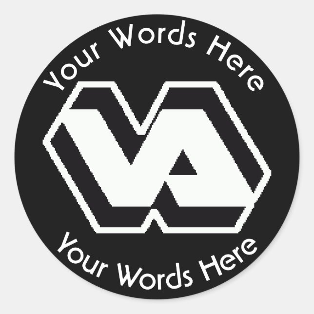 Veteran Administration VA Custom Aufkleber (Vorderseite)