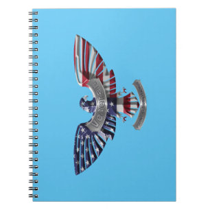 Veteran American Eagle “Stolz, gedient zu haben” Notizblock