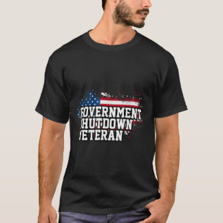 Veteran bei Regierungsstillstand T-Shirt
