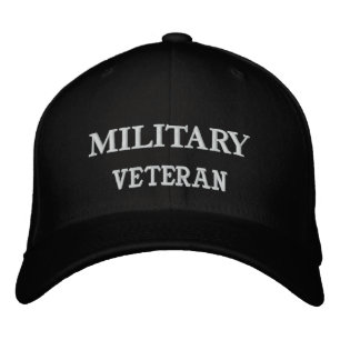 VETERAN BESTICKTE BASEBALLKAPPE