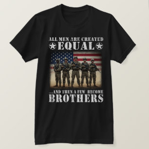 Veteran Brüder Militärische Bruderschaft Patriotis T-Shirt