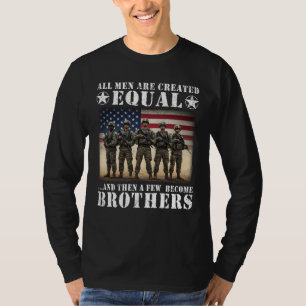 Veteran Brüder Militärische Bruderschaft Patriotis T-Shirt