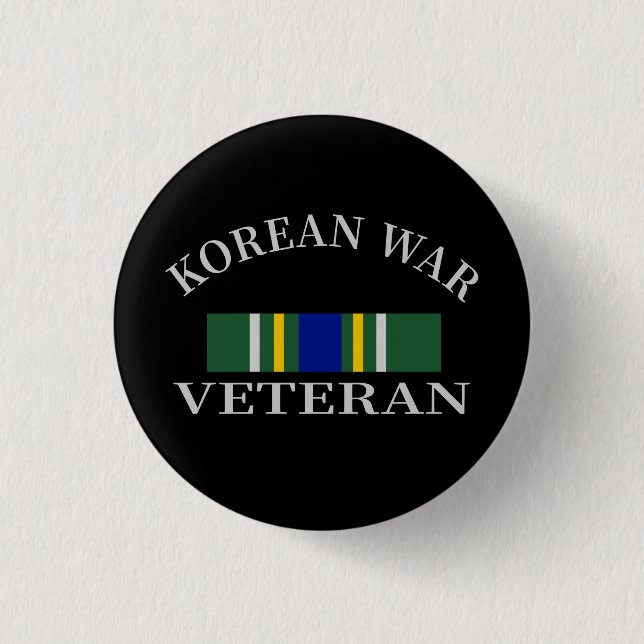 Veteran Button aus dem Koreakrieg (Vorderseite)