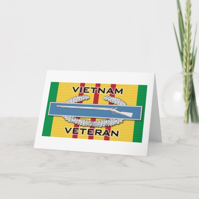 Veteran CIB Vietnam Karte (Vorderseite)