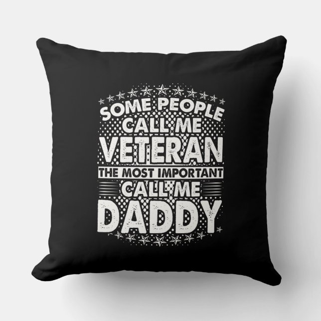 Veteran Daddy Kissen (Vorderseite)