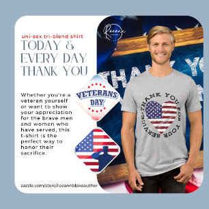 Veteran Dankeschön Tri-Blend Shirt
