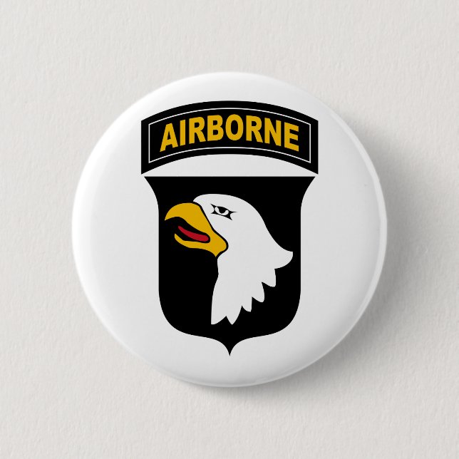 Veteran der 101. Luftlandedivision Button (Vorderseite)