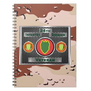 Veteran der 24. Infanteriedivision Desert Storm Notizblock