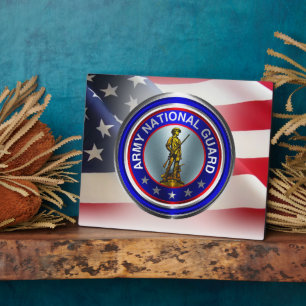 Veteran der Nationalgarde Fotoplatte