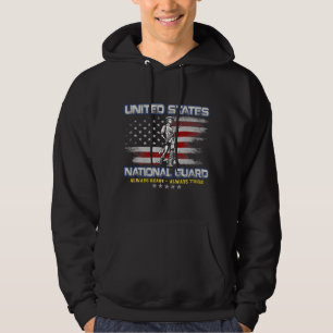 Veteran der Nationalgarde ist immer bereit für die Hoodie