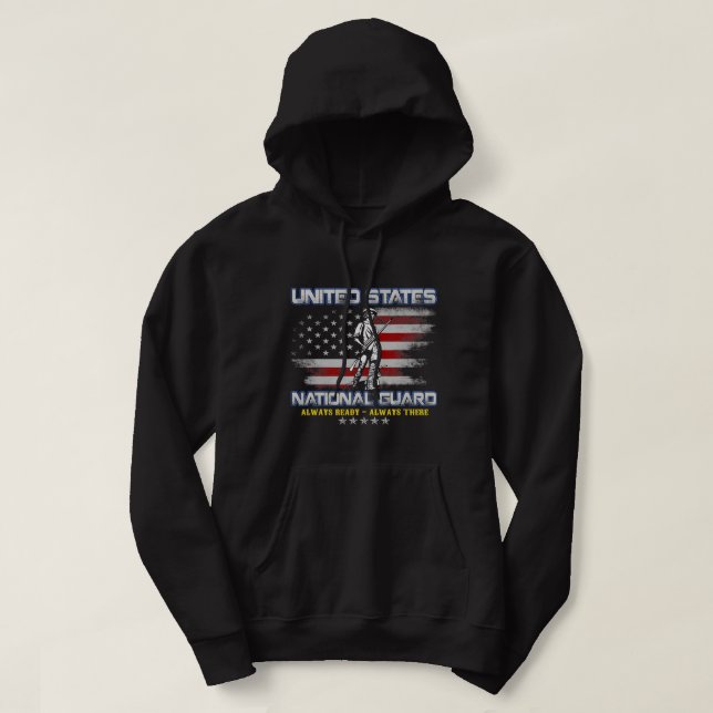 Veteran der Nationalgarde ist immer bereit für die Hoodie (Design vorne)