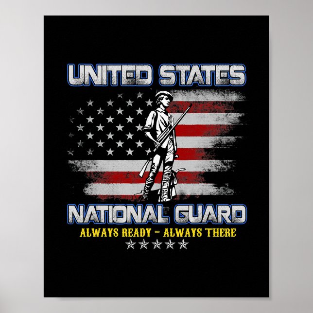 Veteran der Nationalgarde ist immer bereit für die Poster (Vorne)