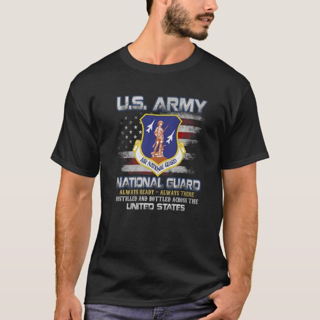Veteran der Nationalgarde ist immer bereit für ein T-Shirt (Vorderseite)