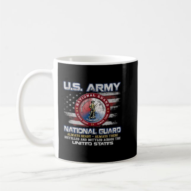 Veteran der Nationalgarde ist immer da V Kaffeetasse (Links)