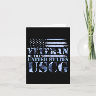 Veteran der Uscg Camouflage America Fla, Staaten Karte