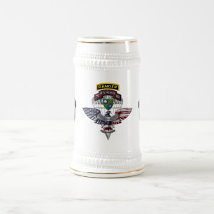 Veteran des 75. Ranger-Regiments Bierglas