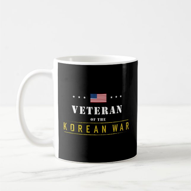 Veteran des Koreakrieges Kaffeetasse (Links)