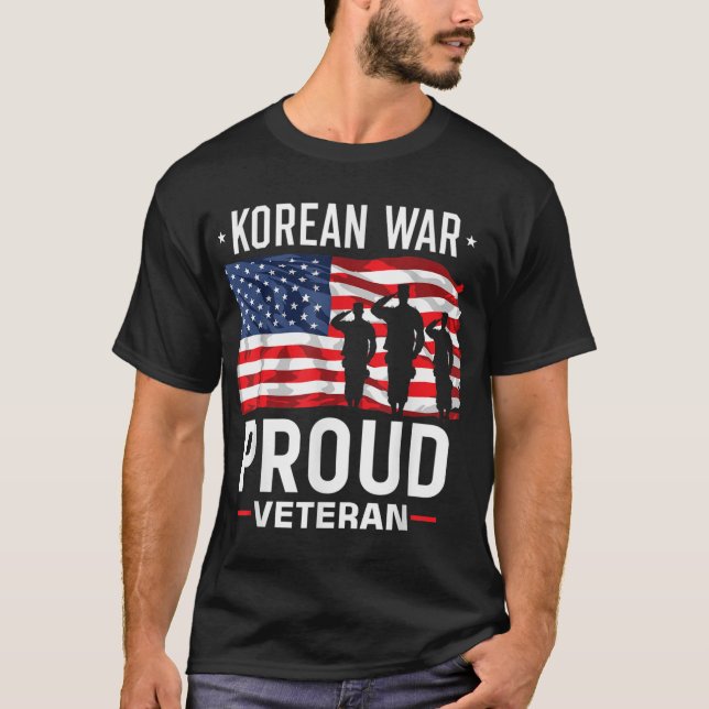 Veteran des koreanischen Krieges T-Shirt (Vorderseite)