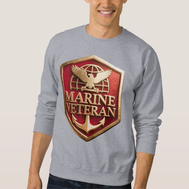 Veteran des Marine Corps Sweatshirt (Vorderseite)