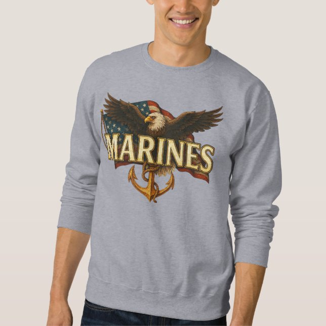 Veteran des Marine Corps Sweatshirt (Vorderseite)
