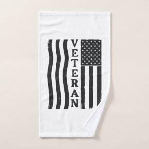 Vétéran Drapeau Américain Vintage Vector Design de