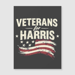 Veteran für die Wahl der Harris Kamala Harris Army Magnetkarte