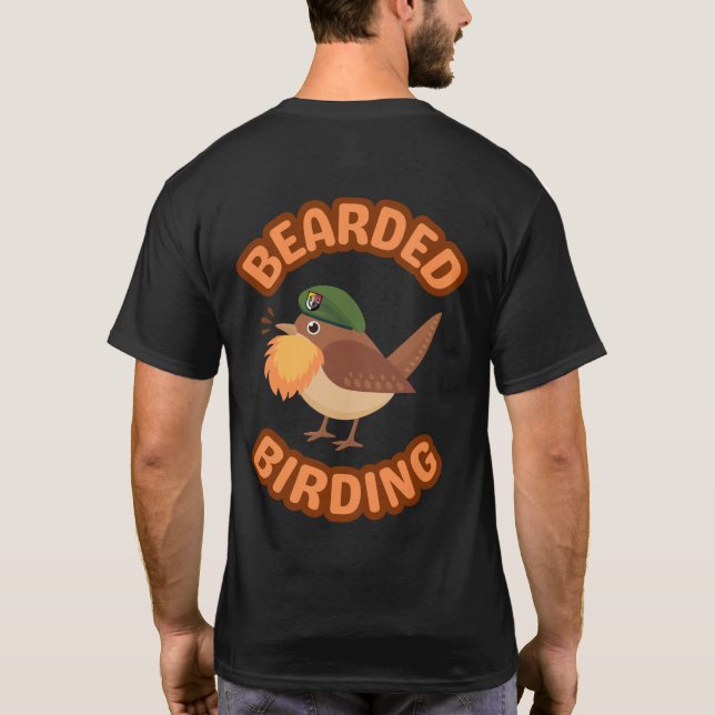 Veteran Green Beret Bearded Bird T-Shirt (Rückseite)