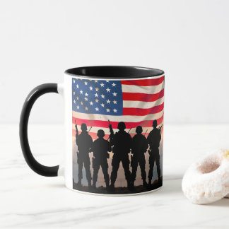 Veteran Held Soldat 4. Juli Unabhängigkeitstag Tasse