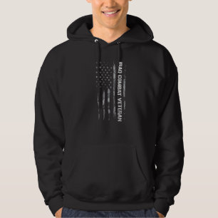 Veteran Irak Kampf Veteran Amerikanische Flagge Hoodie