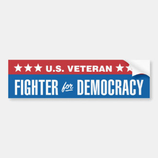 Veteran / Kämpfer für Demokratie Autoaufkleber