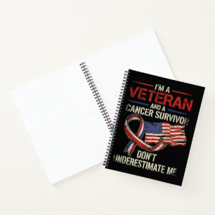 Veteran Krebspatient Über- oder Unterschätze Mich Notizbuch