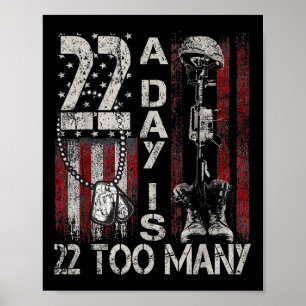 Veteran lebt Selbstmord Bewusstsein Ptsd Veteran 2 Poster