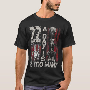 Veteran lebt Selbstmord Bewusstsein Ptsd Veteran 2 T-Shirt