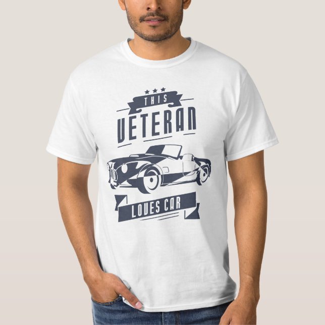 Veteran Liebe Car T-Shirt (Vorderseite)