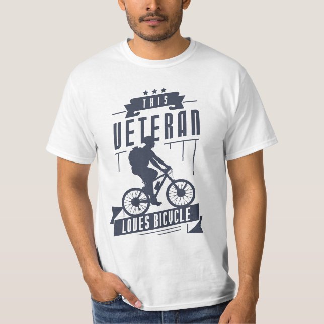 Veteran Lieben Fahrrad T-Shirt (Vorderseite)
