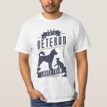 Veteran Lieben Hunde und Katze